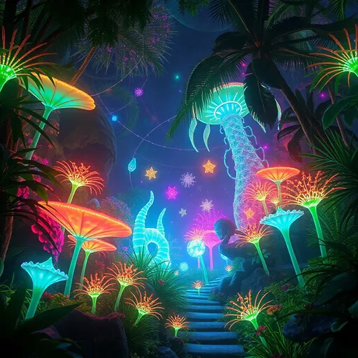 Bio-Luminescent Landscape