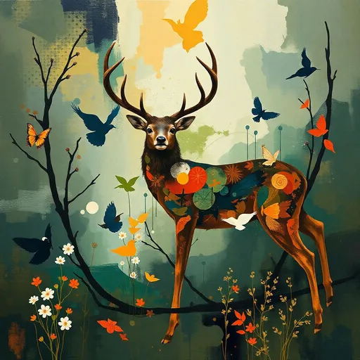 Conceptual Abstract Wildlife