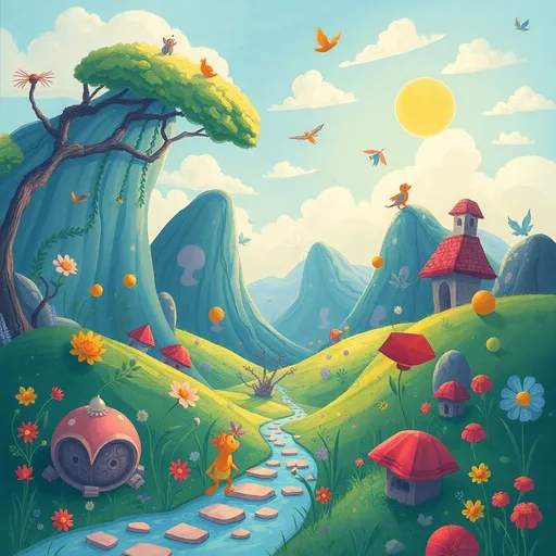 Dynamic Whimsical Landscapes