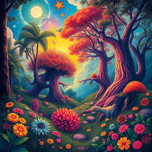 Psychedelic Fantasy Nature