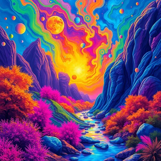 Psychedelic Nature Art