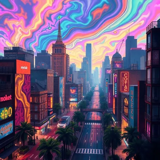 Psychedelic Urban Landscapes