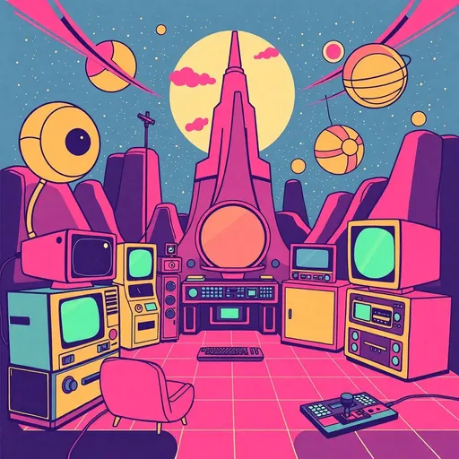 Retro Futuristic Pop